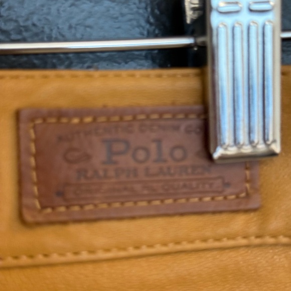 Polo NWOT Sz.6 Lambskin leather jeans by Ralph Lauren - Picture 6 of 15